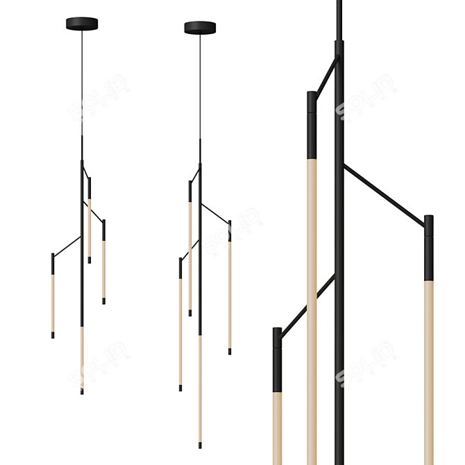 Sleek and Modern: Motif Lighting 3D model image 1