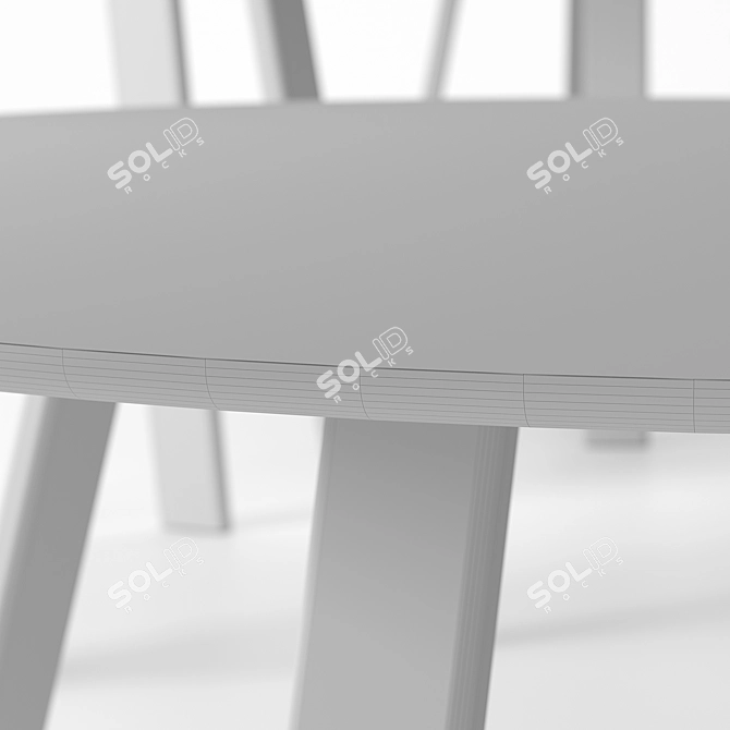 Modern Jardan Flo Dining & Bar Tables 3D model image 4