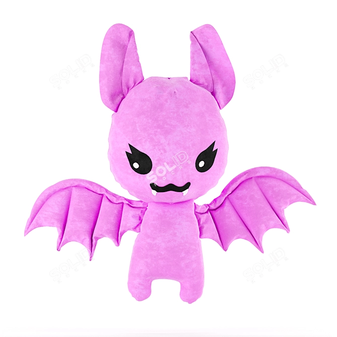 Color-changing Plush Bat Set (4pcs) 3D model image 3