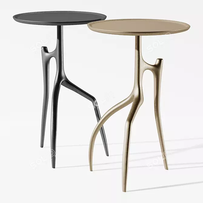 Sleek Branche Table: Elegant Design 3D model image 1