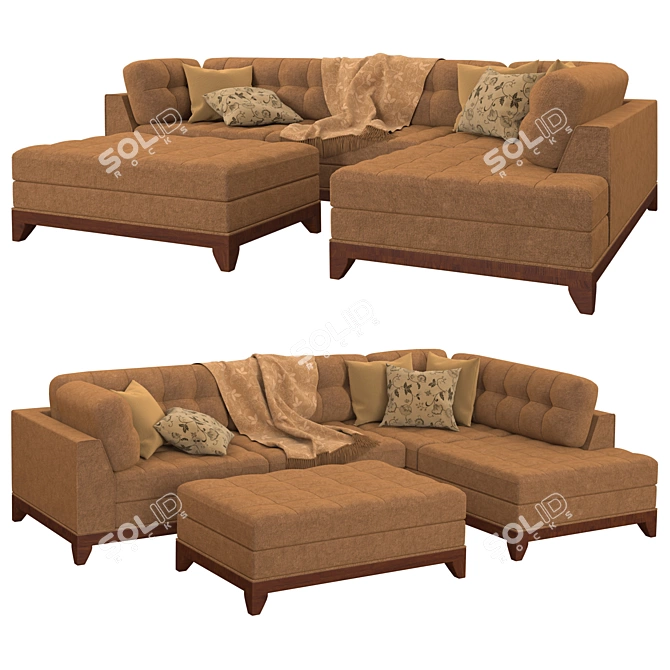 2013 Sofa Set: Modern Design, 3D Max +(OBJ, FBX) 3D model image 1