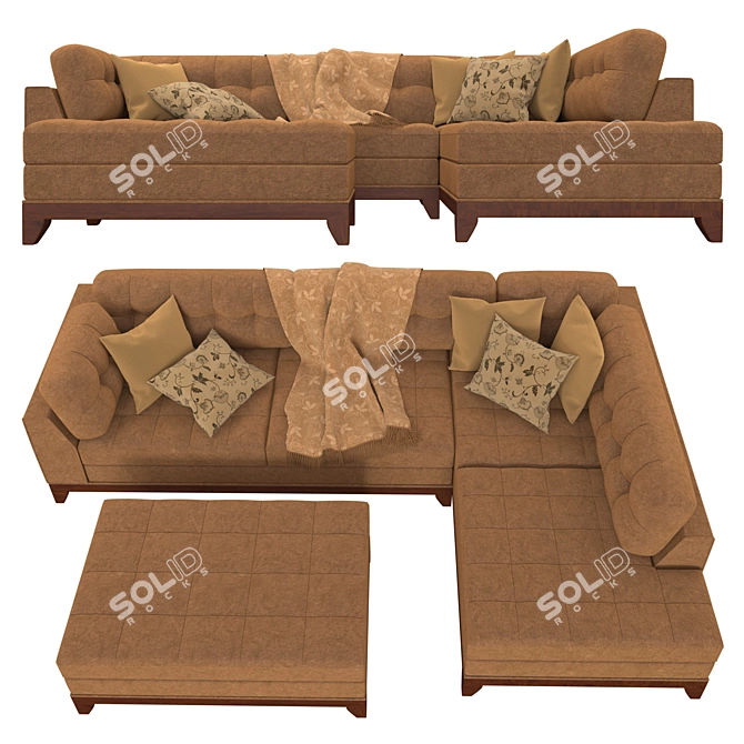 2013 Sofa Set: Modern Design, 3D Max +(OBJ, FBX) 3D model image 2