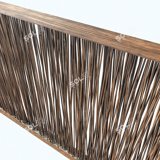 Branches & Pebbles Screen Wall Art 3D model image 3