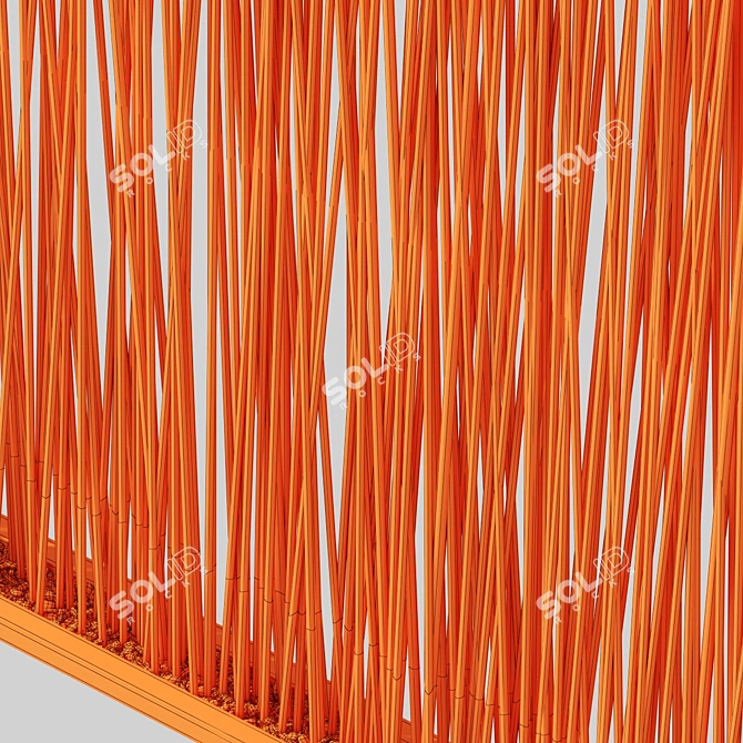 Branches & Pebbles Screen Wall Art 3D model image 6