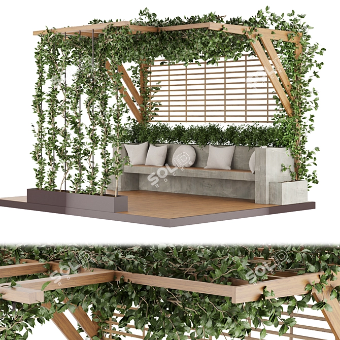 Greenery Galore: Collection Plant Vol 205 3D model image 1