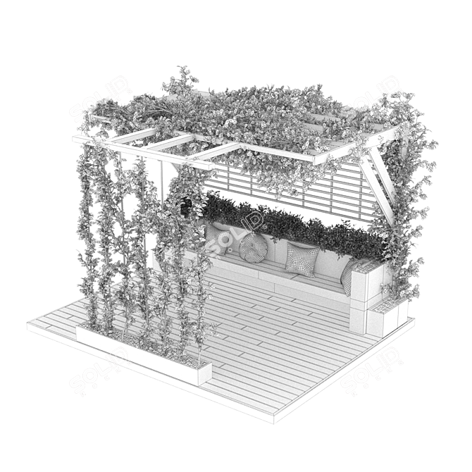 Greenery Galore: Collection Plant Vol 205 3D model image 3