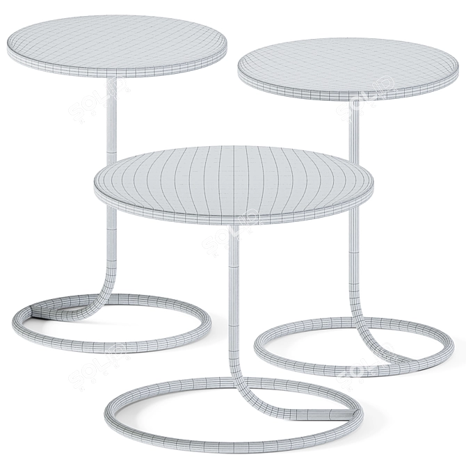 Smart Side Tables for Modern Homes 3D model image 3