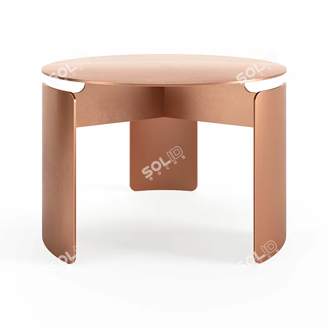 Sleek Shirudo Coffee Table 3D model image 3