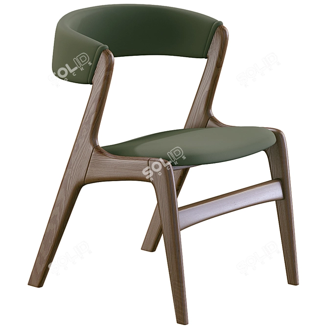 Elegant Lua Chair 3D model image 1