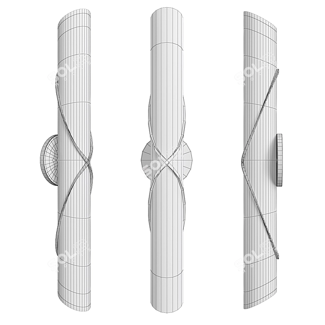 Elegant Roxbury Sconce: Timeless Design 3D model image 2