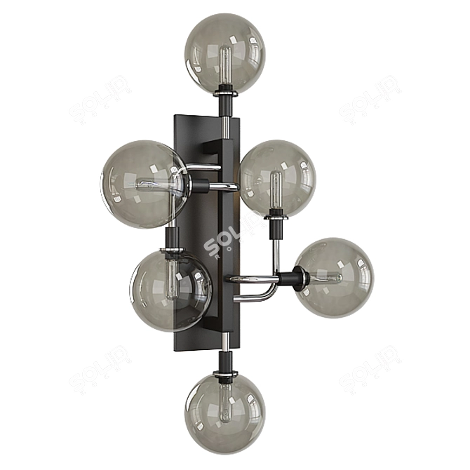 Elegant Viaggio Wall Sconce 3D model image 1