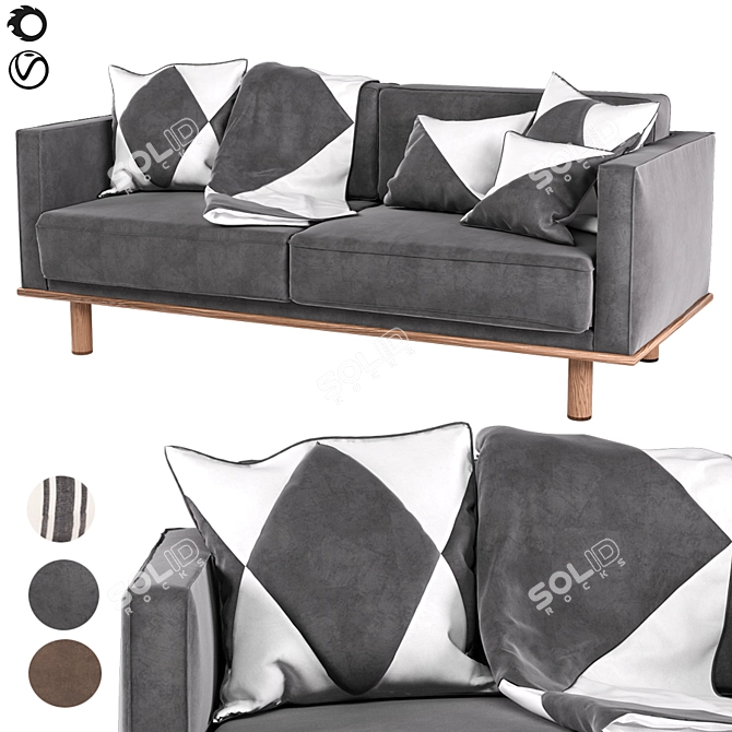 Boho Classic Assembly Sofa 3D model image 5