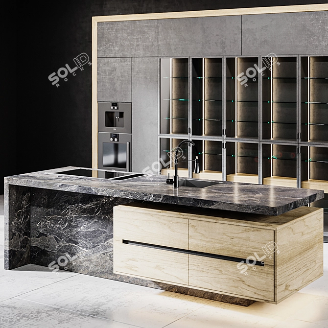 Gaggenau 400-Series Kitchen Appliances 3D model image 4