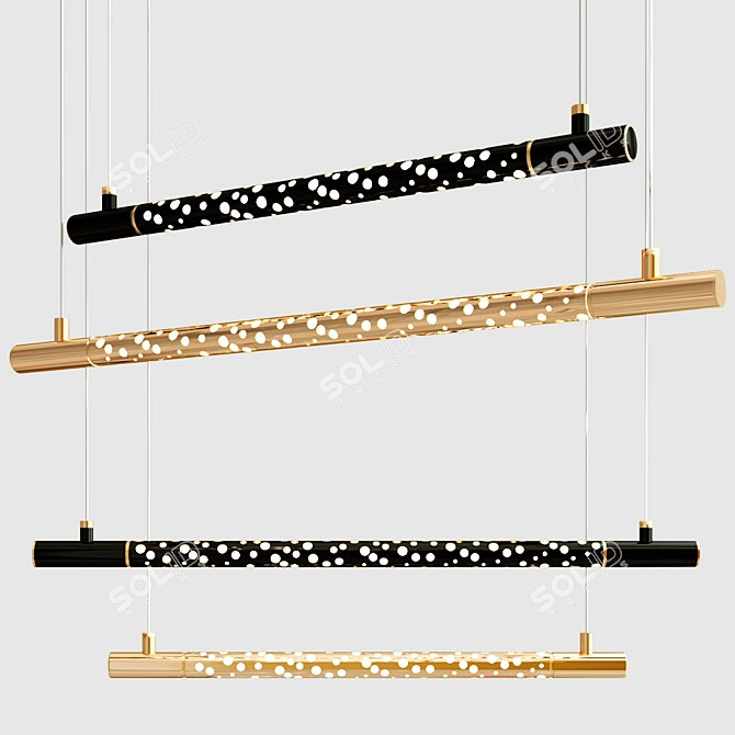 ALEKSA Pendant Lamp - Stylish and Versatile Lighting 3D model image 2