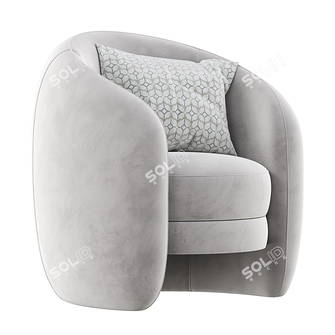 Modern Calders Chair: Sleek & Stylish 3D model image 2