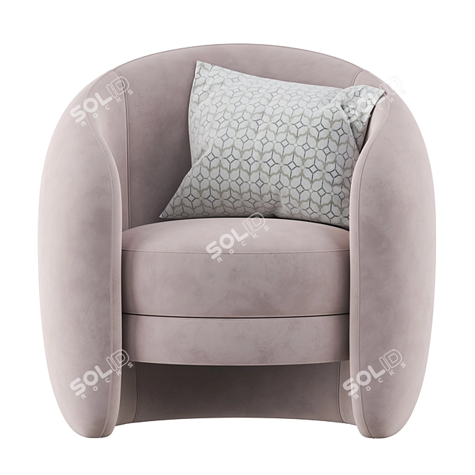 Modern Calders Chair: Sleek & Stylish 3D model image 5