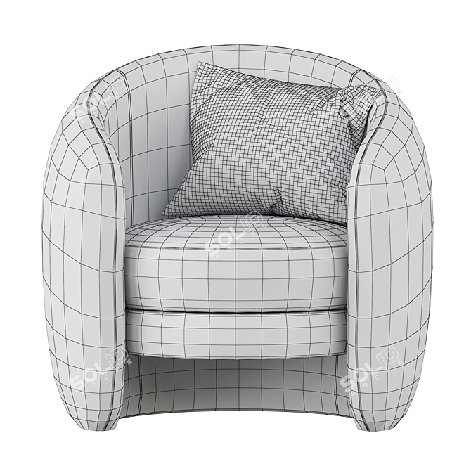 Modern Calders Chair: Sleek & Stylish 3D model image 7