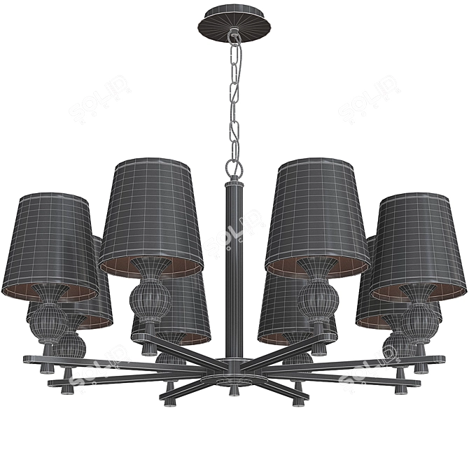 Radiant Beauty Pendant Light 3D model image 3