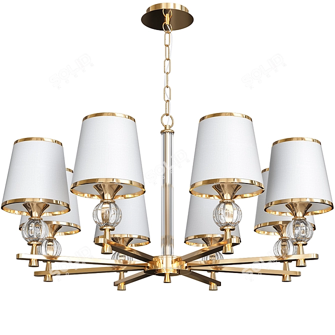 Radiant Beauty Pendant Light 3D model image 4