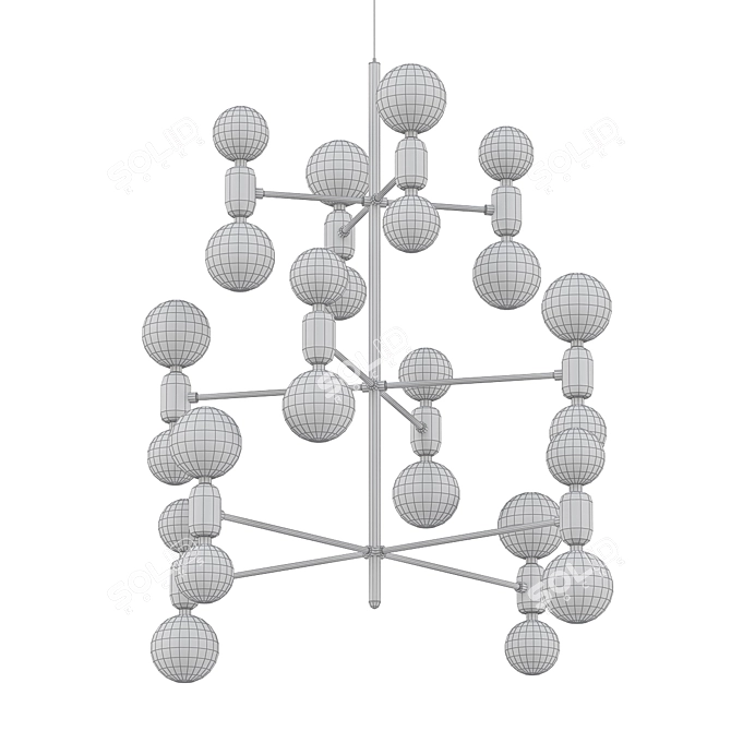 Aballs Pendant Chandelier 3D model image 2