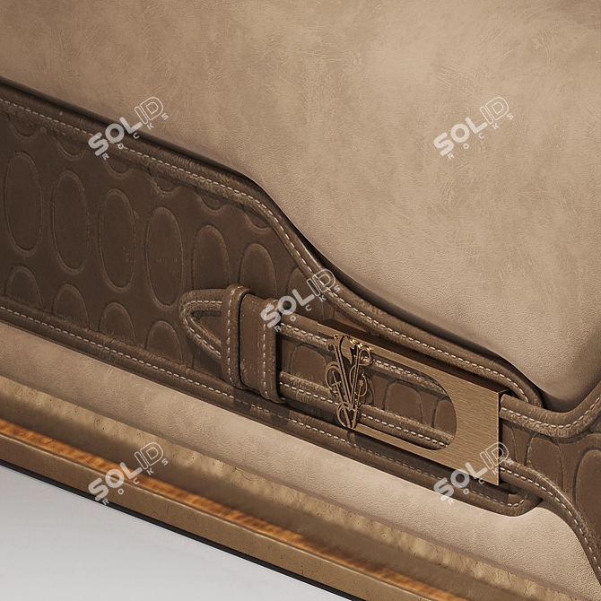 Visionnaire Laurence Bed: Perfect Harmony of Luxury and Comfort 3D model image 3