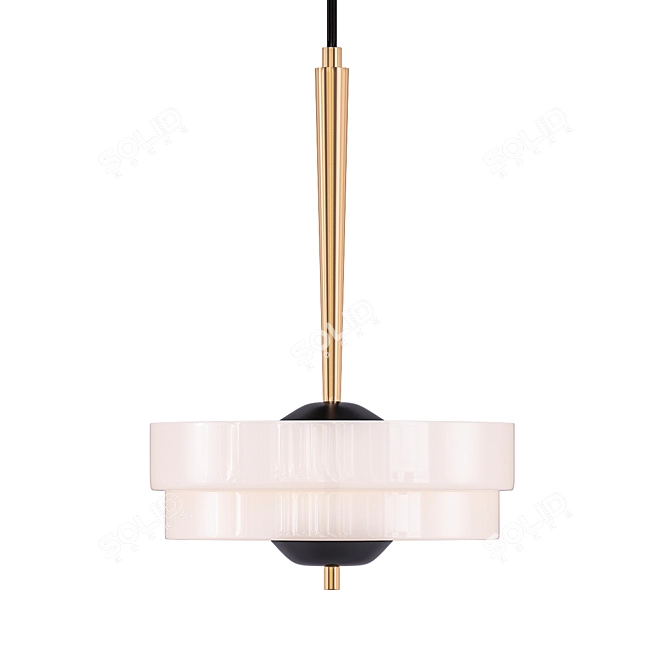 Romatti HEL Green Pendant Light 3D model image 1