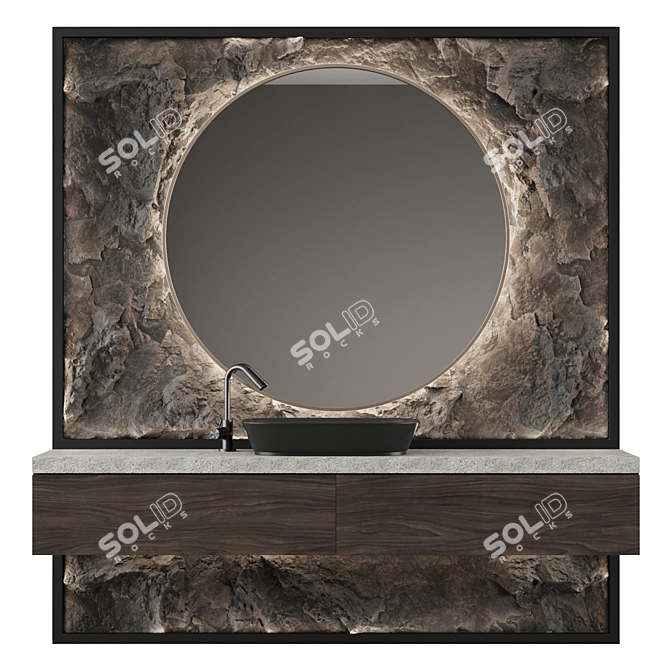 Bathroom Console No. 5 - Versatile and Stylish 3D model image 1