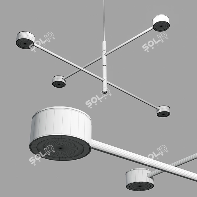 Clyde MoodMaker Rail Light 3D model image 3