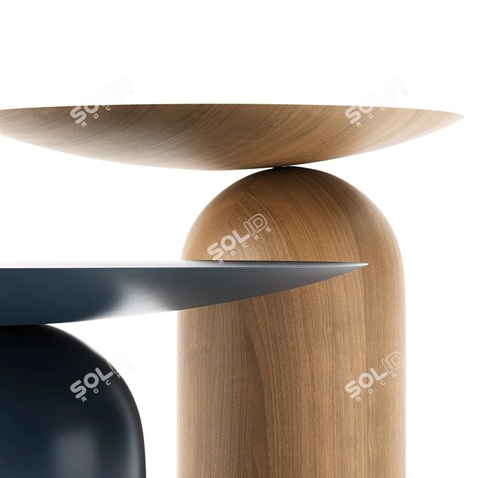 Title: Basta Disco Table - Sleek and Stylish 3D model image 2