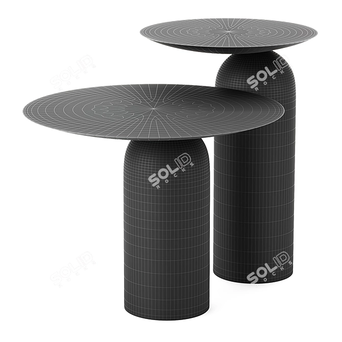 Title: Basta Disco Table - Sleek and Stylish 3D model image 3