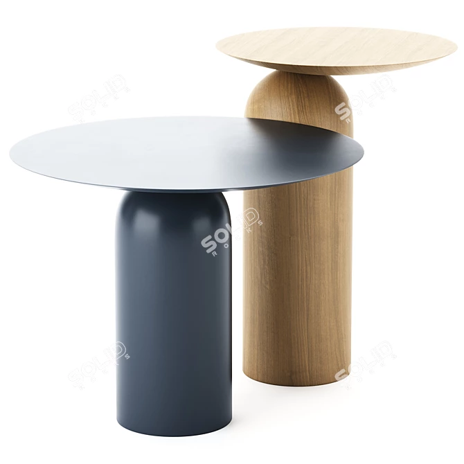 Title: Basta Disco Table - Sleek and Stylish 3D model image 4