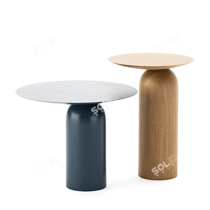 Title: Basta Disco Table - Sleek and Stylish 3D model image 5