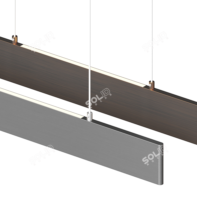 Mario Linear Suspension Light by Huxe 3D model image 3