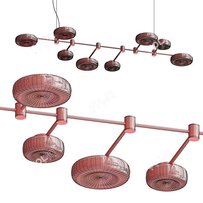 Cattelan Circuit: Stylish Lighting Solution 3D model image 3