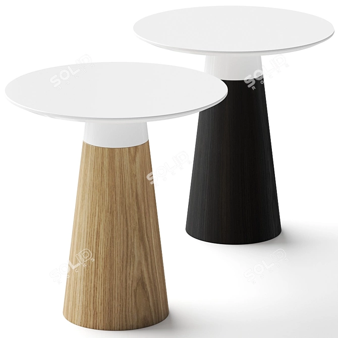 Sleek Zock Coffee Tables: Modern Design & Exclusive Finishes 3D model image 1