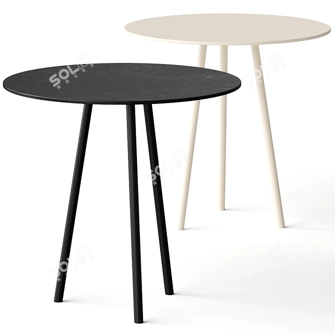 Sleek Urban Coffee Table 3D model image 1