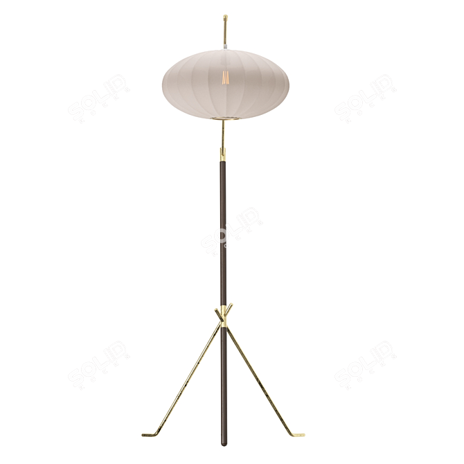 Contemporary Osaka Floor Lamp 3D model image 2