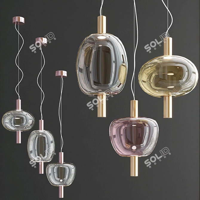 Riflesso Pendant Lights: Elegant Illumination for any Space 3D model image 4