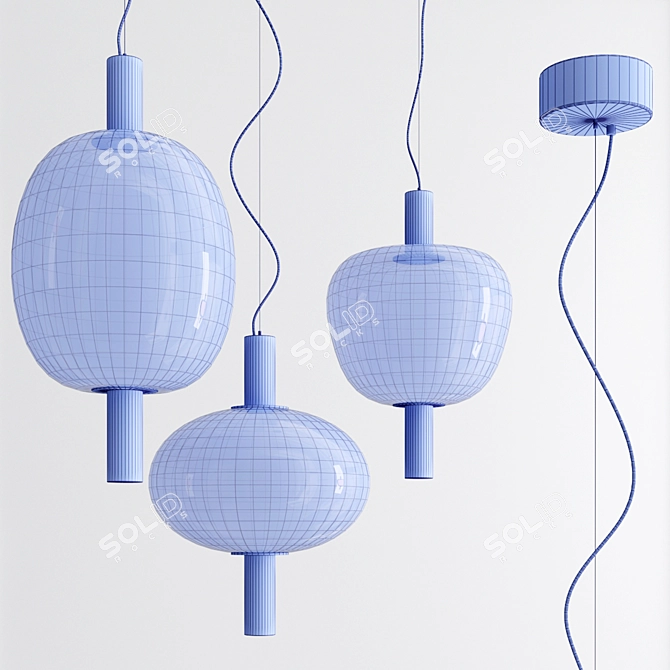 Riflesso Pendant Lights: Elegant Illumination for any Space 3D model image 5