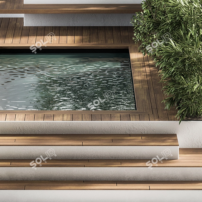 Outdoor Oasis: Backyard & Landscape Set 3D model image 3