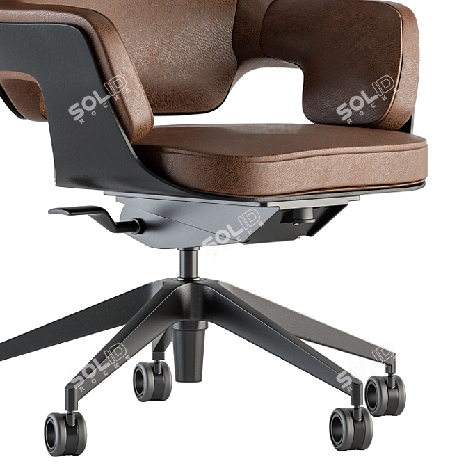 ErgoSet: Ultimate Office Chair Set 3D model image 4