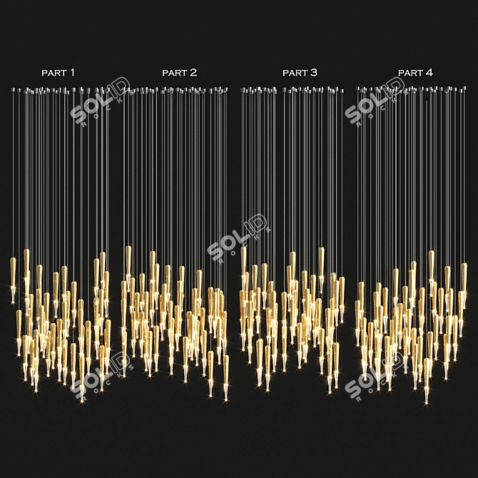 Elegant Dusk Lighting Solution 3D model image 3