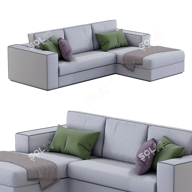 Alhambra Modern Sofa 3D model image 1