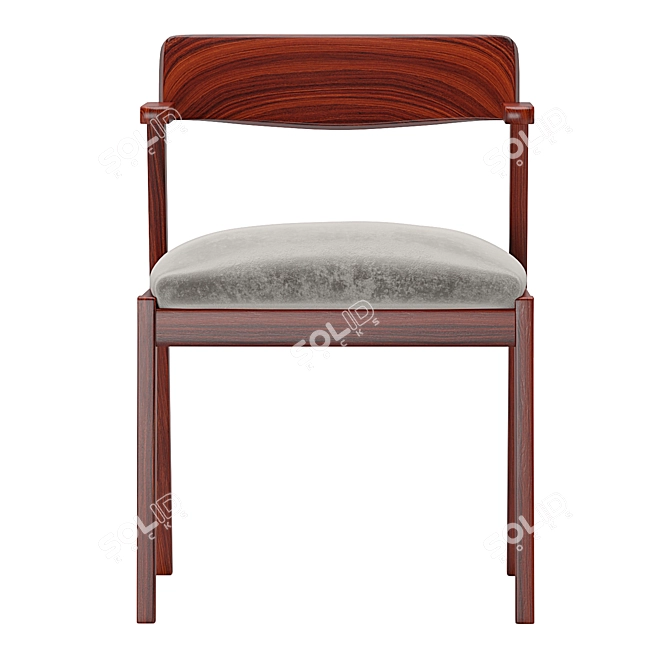 Zola Mid-Century Modern Chair 3D model image 3