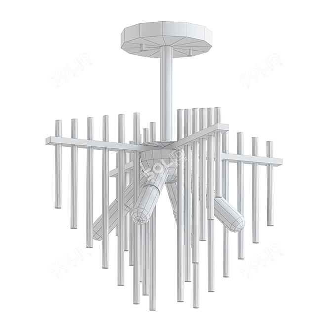 Modern V-Ray Chandelier: Lardi 3D model image 2