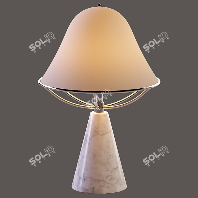 Elegant Anita Table Lamp 3D model image 1