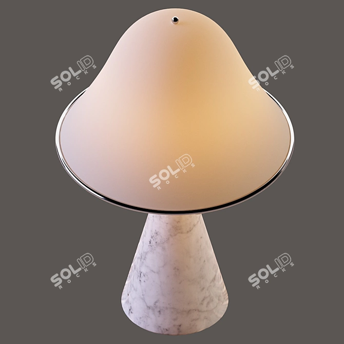 Elegant Anita Table Lamp 3D model image 3