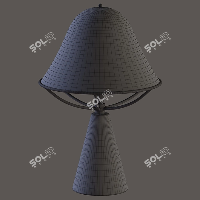 Elegant Anita Table Lamp 3D model image 4