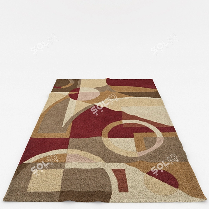  Versatile Set of 6 Rugs 3D model image 5