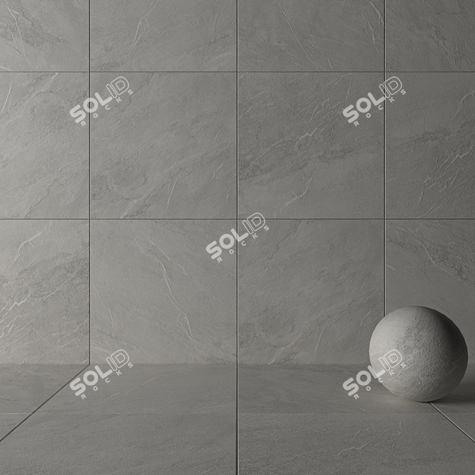 Savoy Moon: Stunning 120x120 Tiles 3D model image 3